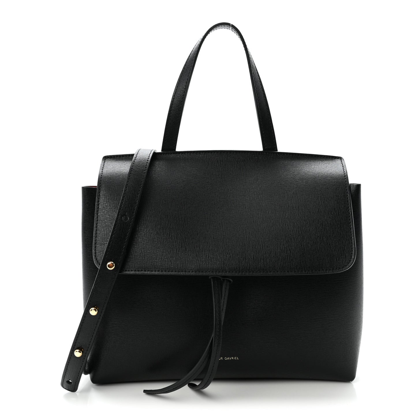 Saffiano Mini Lady Bag Black Flamma