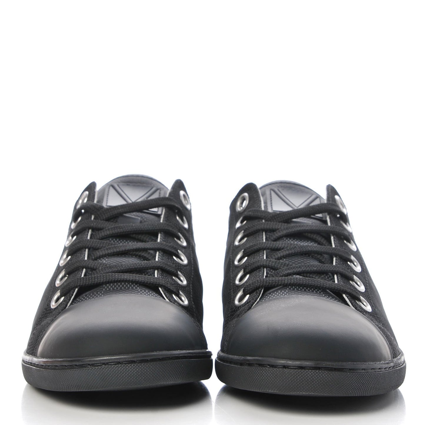 Lambskin Damier Graphite Baseball Sneakers 5 Black