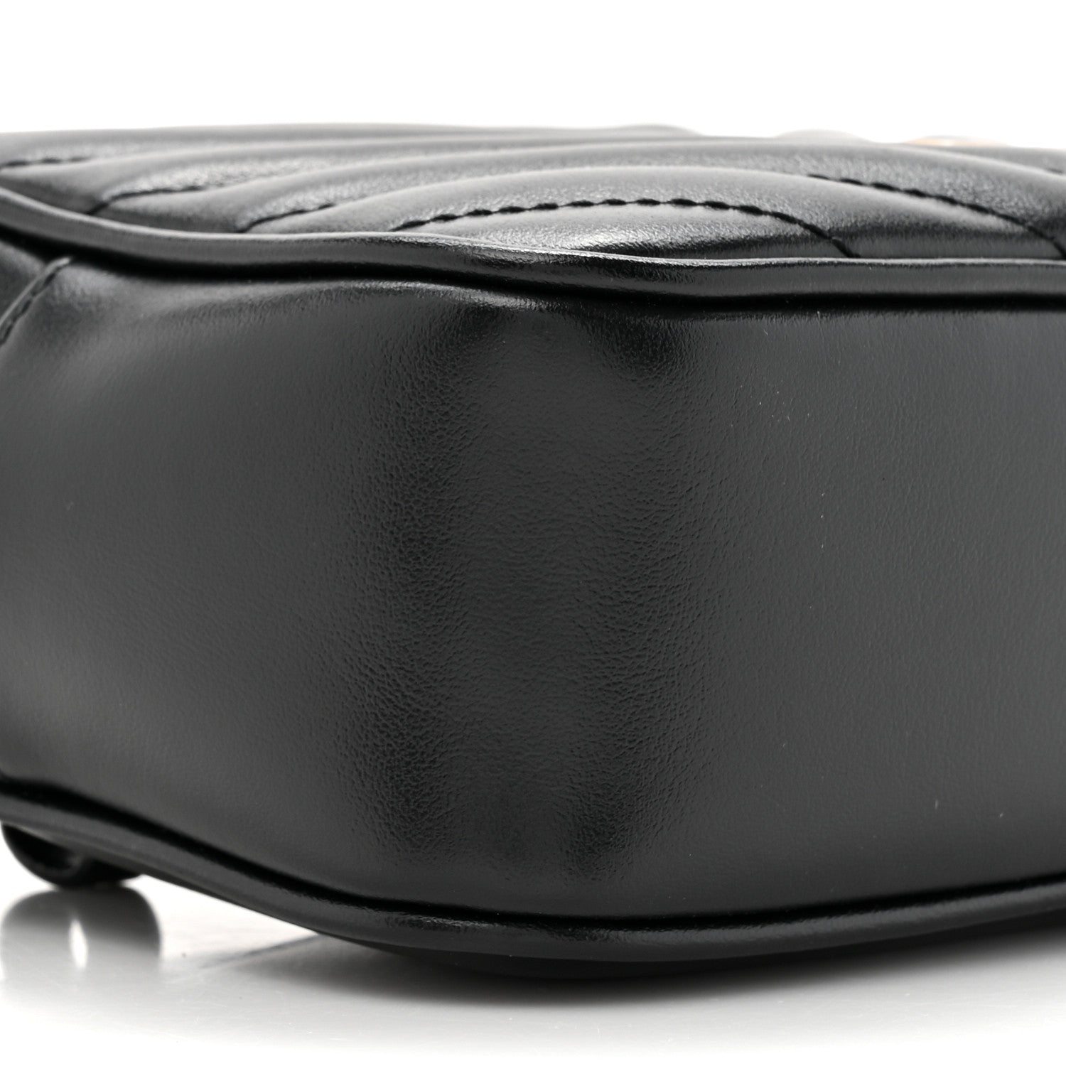 Saint Laurent Calfskin Matelasse Monogram Lou Belt Bag Black 9 of 9