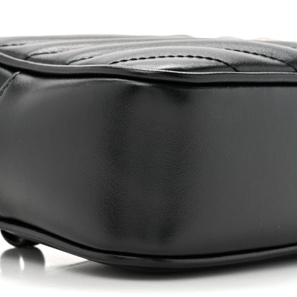 Saint Laurent Calfskin Matelasse Monogram Lou Belt Bag Black 9 of 9