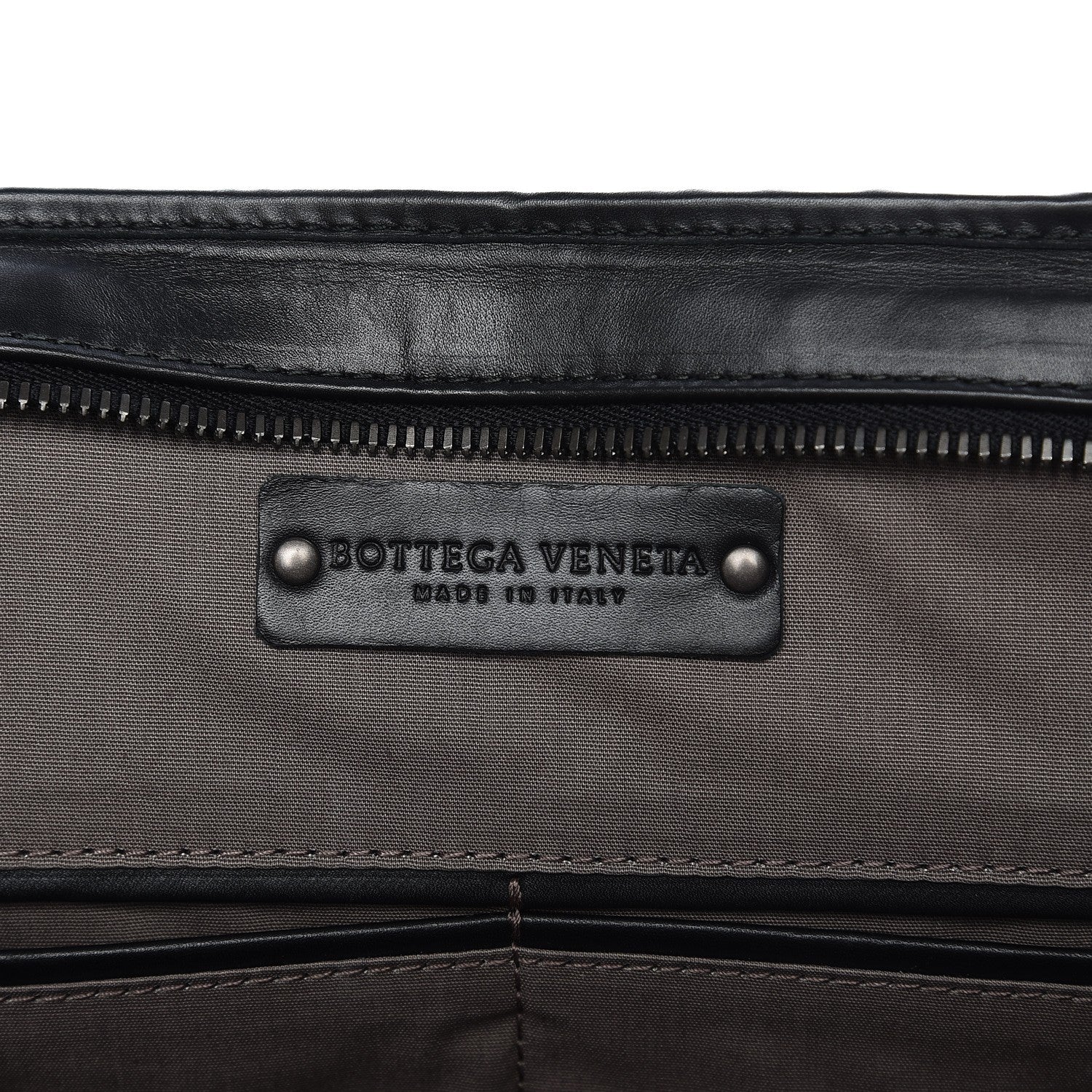 Bottega Veneta Calfskin Intrecciato Briefcase Nero Black 6 of 9