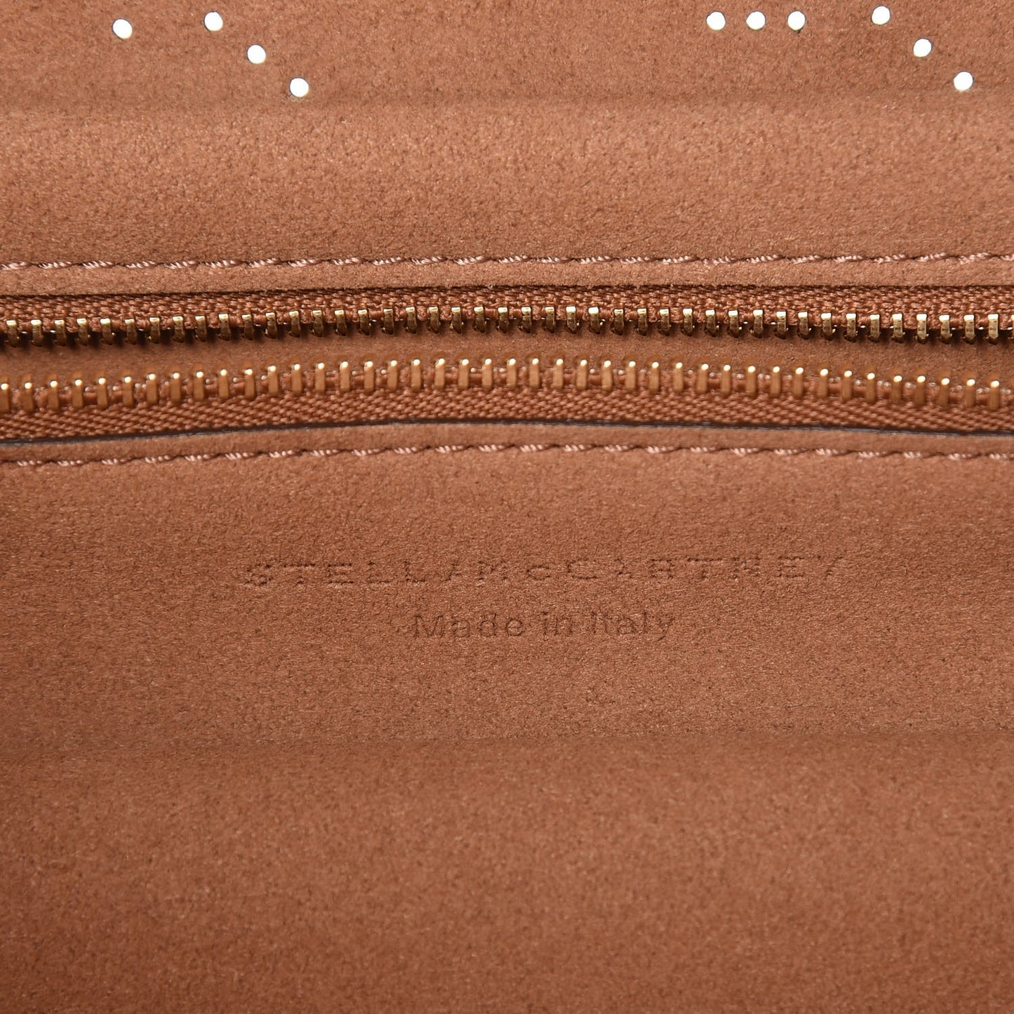 Eco Alter Nappa Perforated Logo Tote Brown