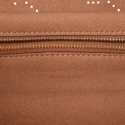 Stella McCartney Eco Alter Nappa Perforated Logo Tote Brown 6 of 8