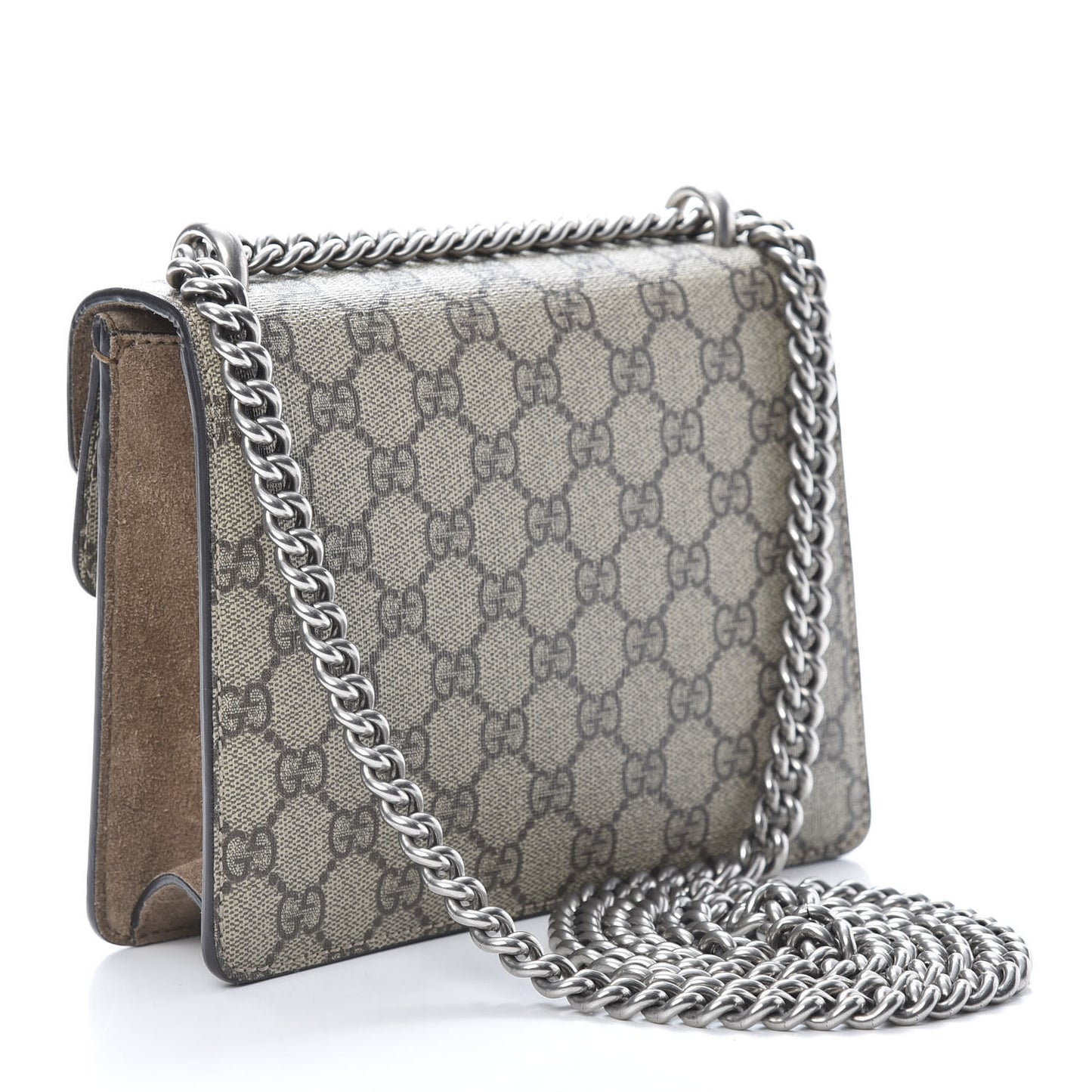 GG Supreme Monogram Mini Dionysus Shoulder Bag Taupe