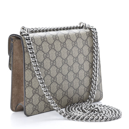 Gucci GG Supreme Monogram Mini Dionysus Shoulder Bag Taupe 3 of 12