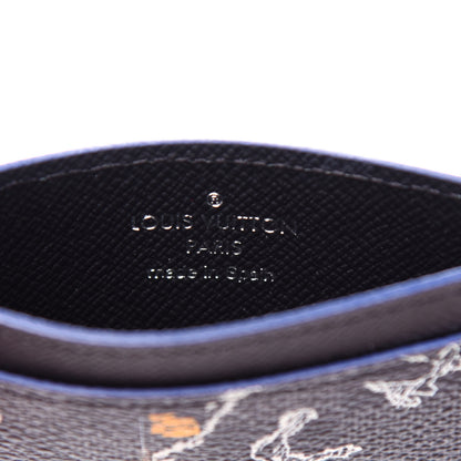 Louis Vuitton Damier Graphite World Map Porte Cartes Simple 6 of 8