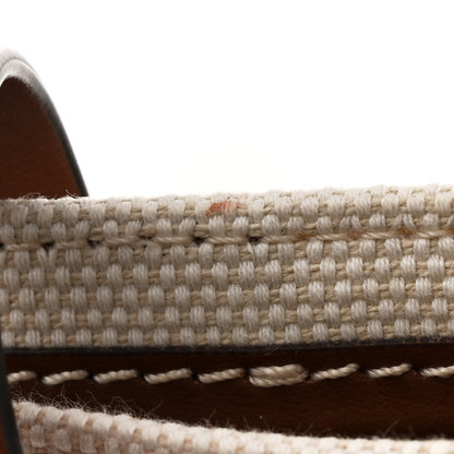 Burberry Canvas Smooth Calfskin Horseferry Print Medium Anne Hobo Natural Tan 13 of 14