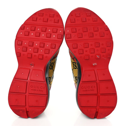 Gucci Monogram Multicolor GG Supreme Monogram Womens Rhyton Sneakers 36.5 Multicolor 5 of 8