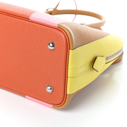 Hermes Epsom 1923 Sunrise Bolide 30 Lime Sesame Rose Confetti Terre Battue 9 of 9