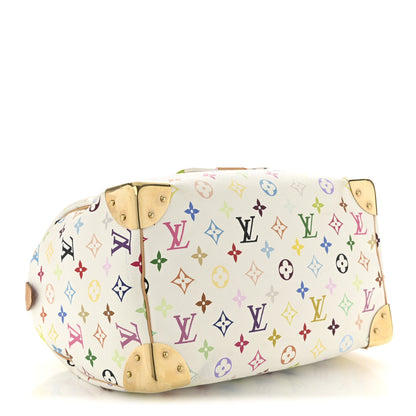 Louis Vuitton Monogram Multicolor Speedy 30 White 4 of 9