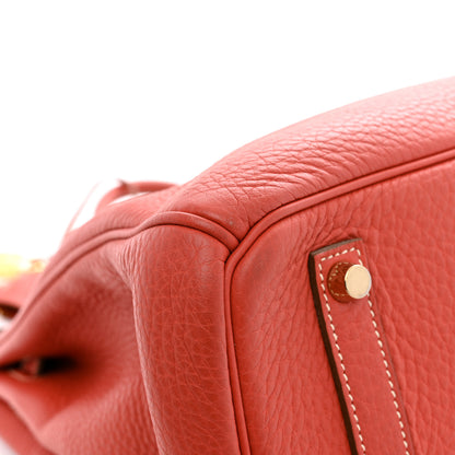 Hermes Taurillon Clemence Birkin 35 Sanguine 14 of 16