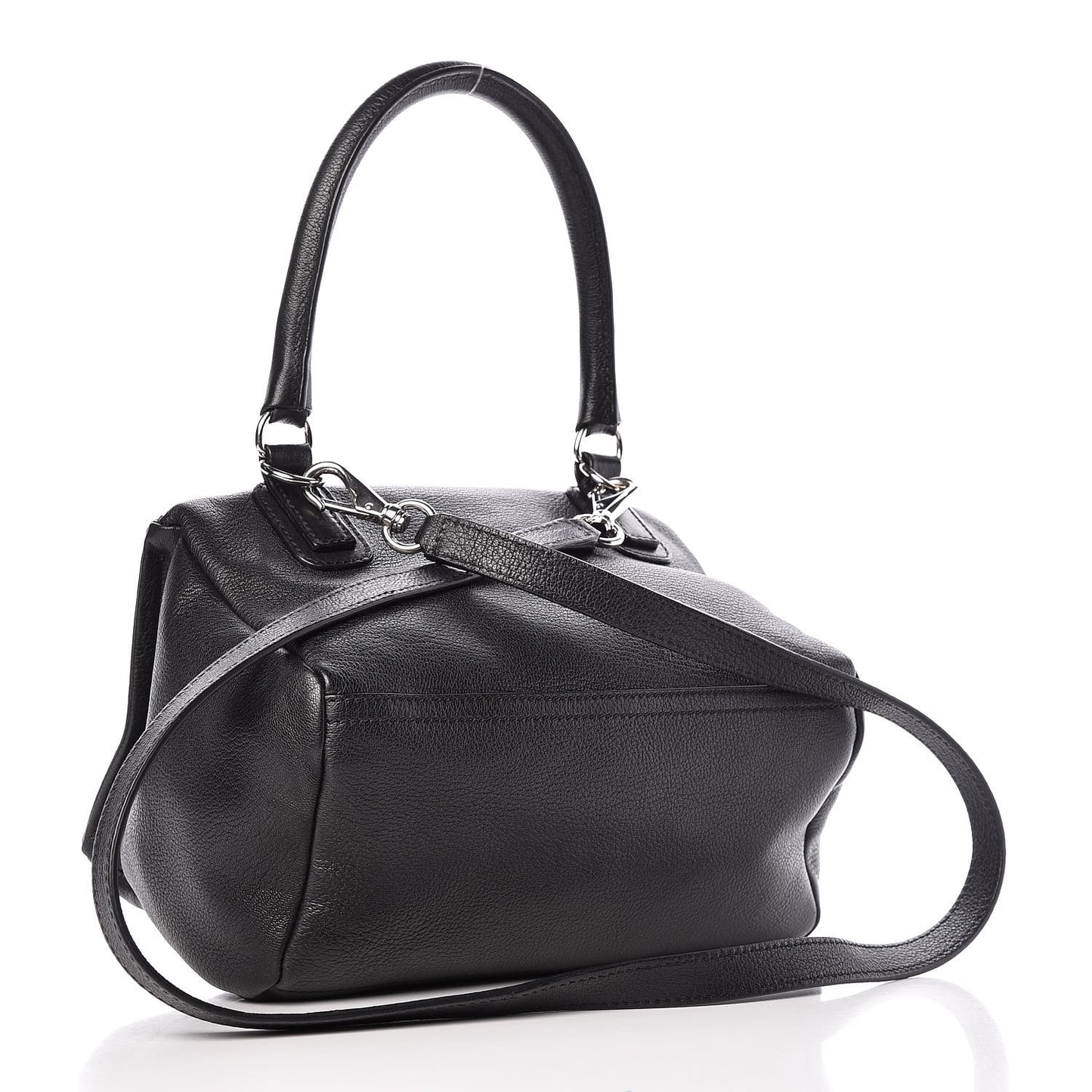 Sugar Goatskin Small Pandora Black
