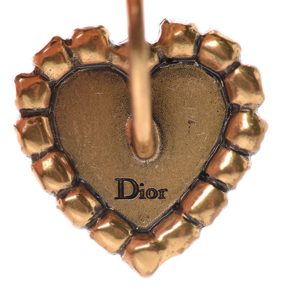 Christian Dior Metal Bee J'Adior Earrings Aged Gold 4 of 5