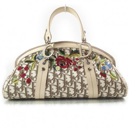 Christian Dior Monogram Vintage Flowers Frame Satchel 1 of 12