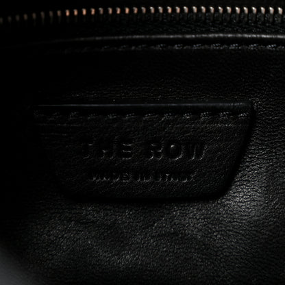 The Row Grained Calfskin Bourse Clutch  Black 6 of 10