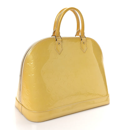 Louis Vuitton Vernis Alma GM Blanc Corail 3 of 9