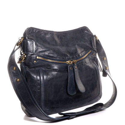 Chloe Leather Bay Tote Navy 3 of 7