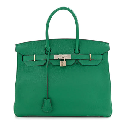 Hermes Togo Verso Birkin 35 Vert Vertigo Canopee 1 of 13