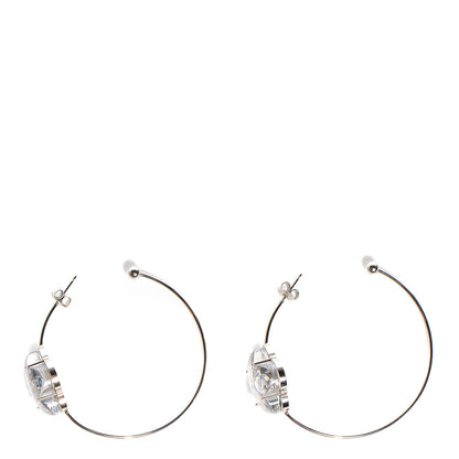 Louis Vuitton A La Folie Hoop Earrings Silver 1 of 3