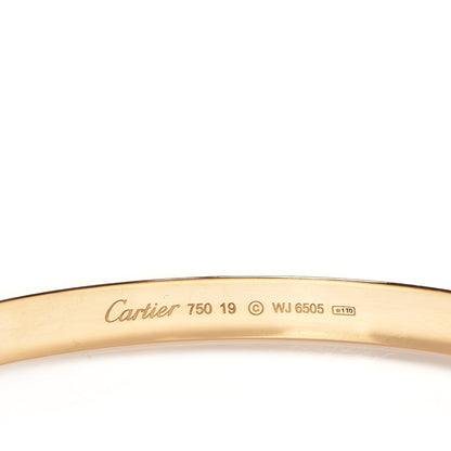 Cartier 18K Yellow Gold LOVE Bracelet 19 7 of 8