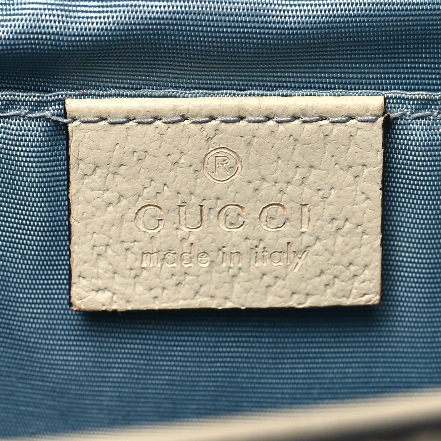 Gucci Grained Calfskin Bee Star Small Padlock Shoulder Bag White 6 of 11