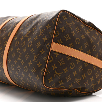 Louis Vuitton Monogram Keepall Bandouliere 55 9 of 9