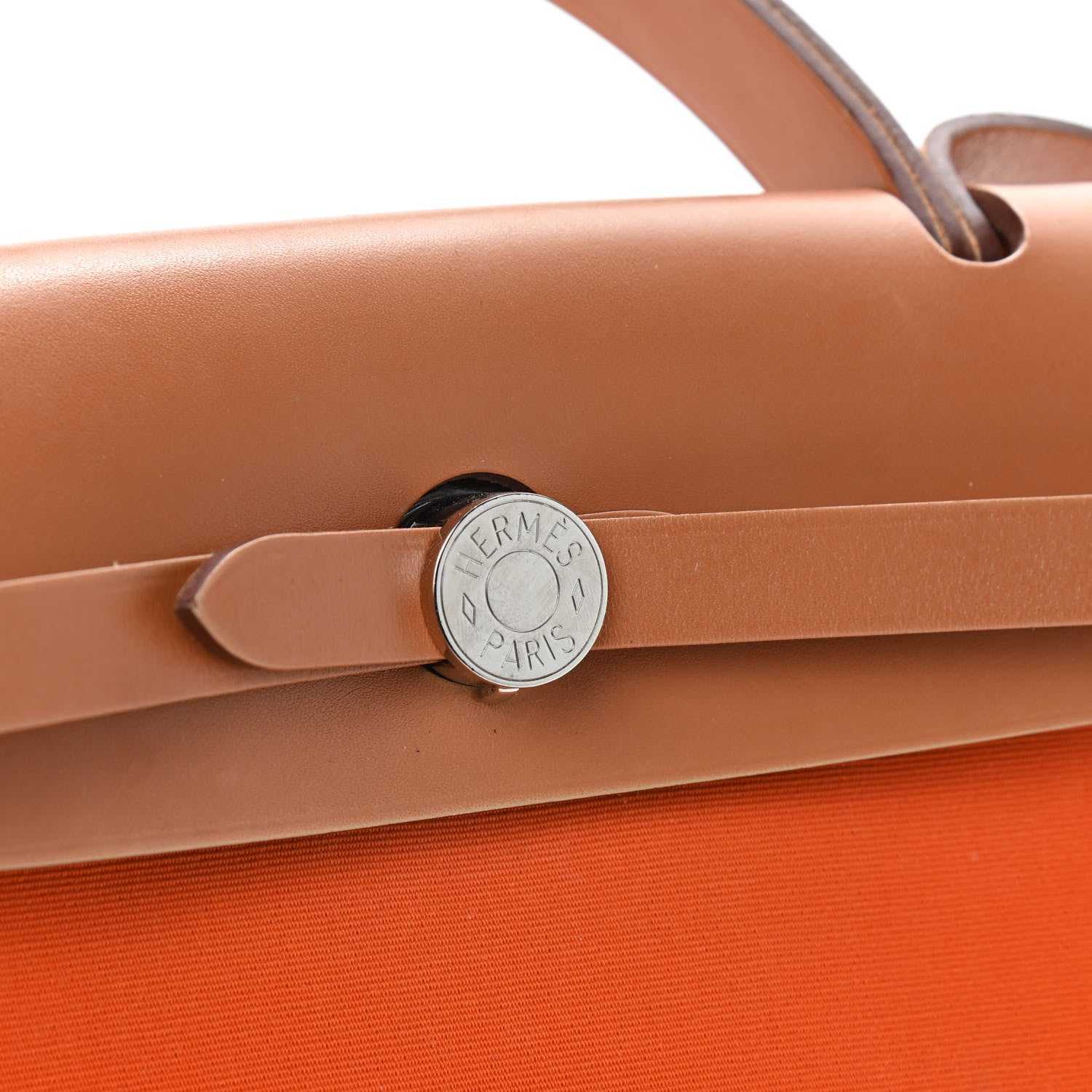 Hermes Toile Vache Hunter Herbag Zip 31 PM Orange 8 of 13