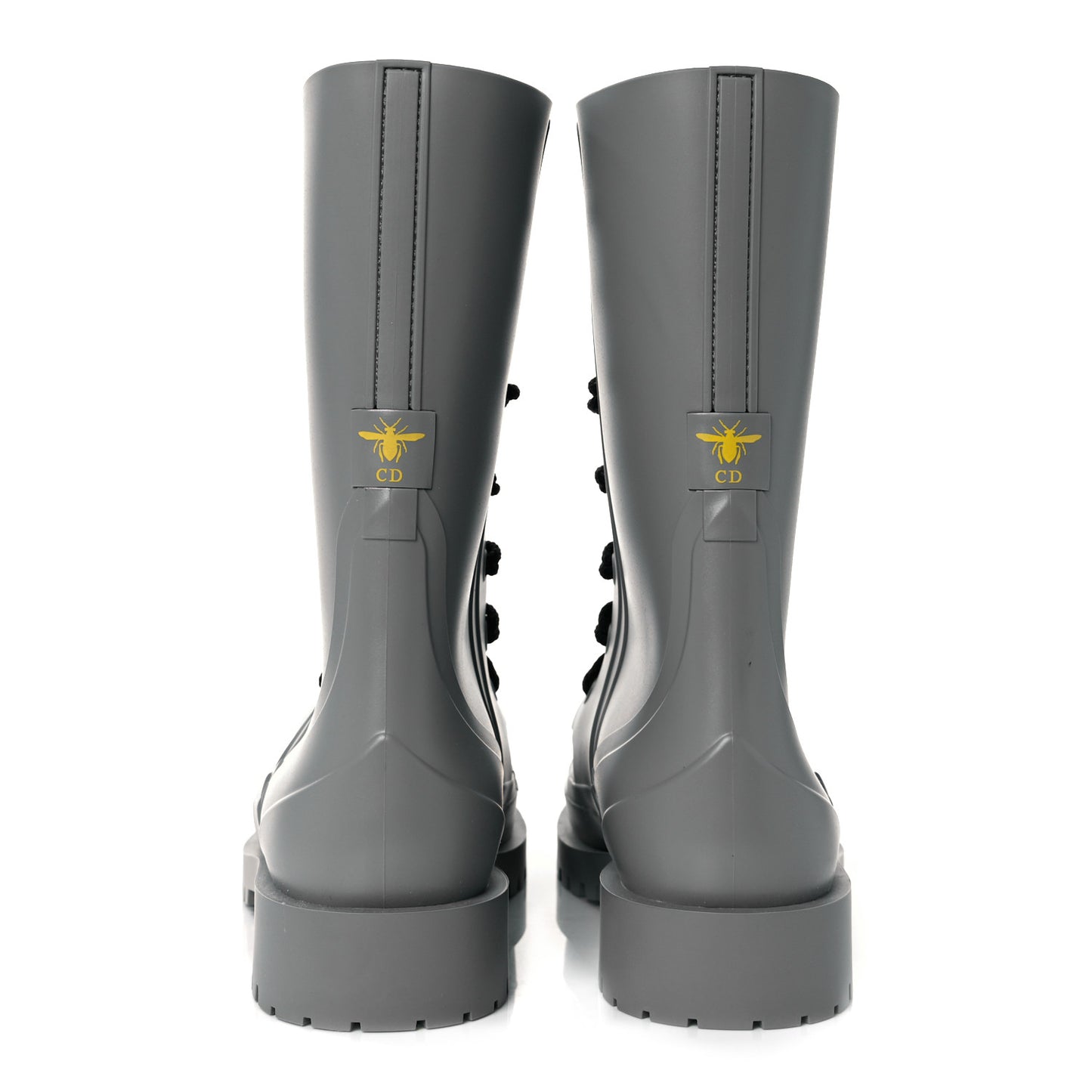 Rubber Diorcamp Low Boots 40 Grey