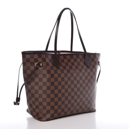 Louis Vuitton Damier Ebene Neo Neverfull MM Rose Ballerine 3 of 6