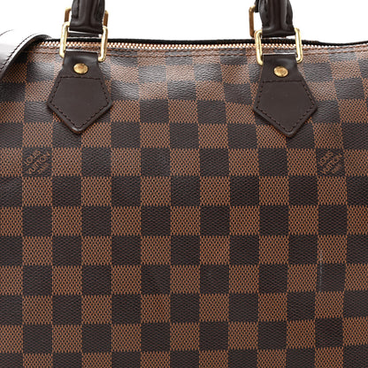 Louis Vuitton Damier Ebene Speedy Bandouliere 30 8 of 12