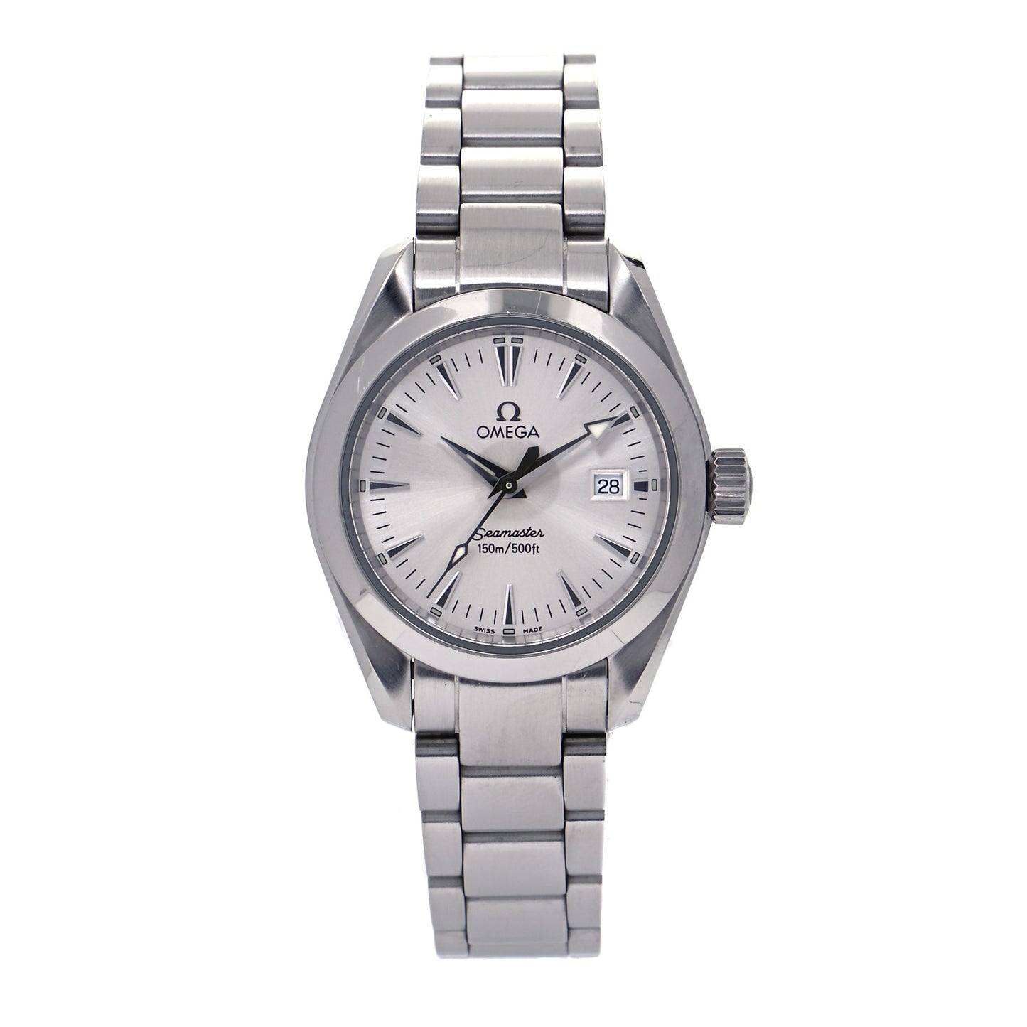 Stainless Steel 29mm Seamaster Aqua Terra Quartz Watch 2577.30