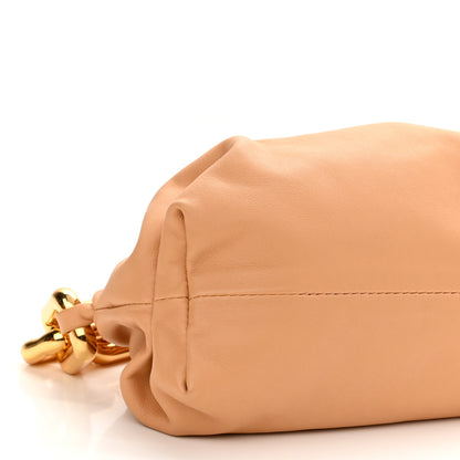 Bottega Veneta Calfskin Teen Chain Pouch Almond 10 of 11