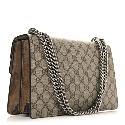 Gucci GG Supreme Monogram Small Dionysus Shoulder Bag Taupe 3 of 11