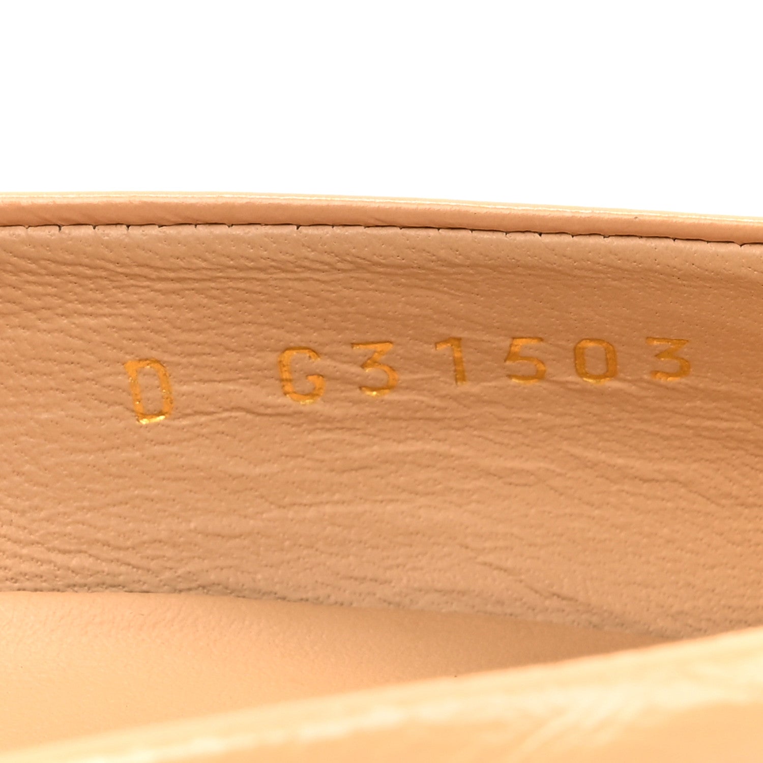 Chanel Lambskin Patent Cap Toe CC Ballerina Flats 37.5 Beige Black 8 of 11