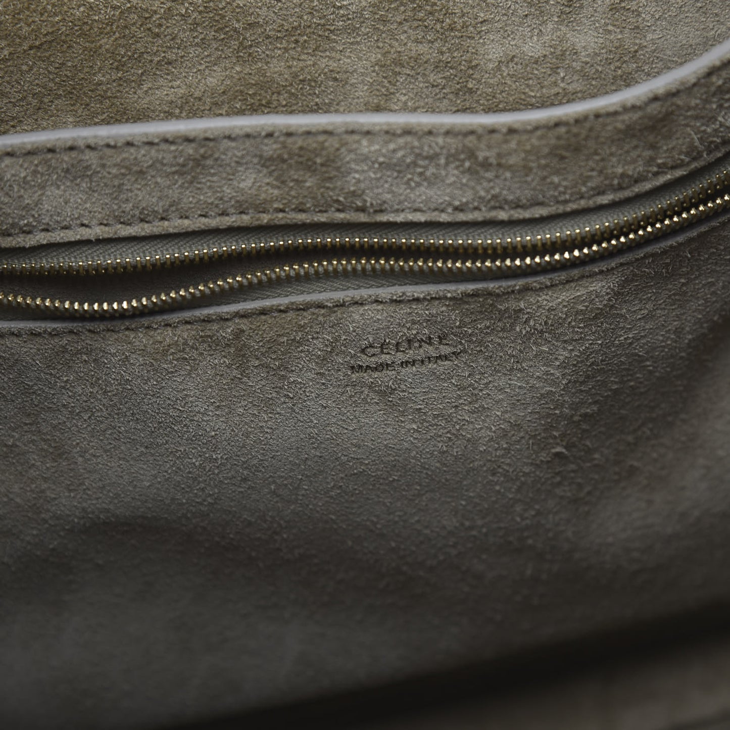 Soft Grained Calfskin Sangle Bucket Bag Taupe
