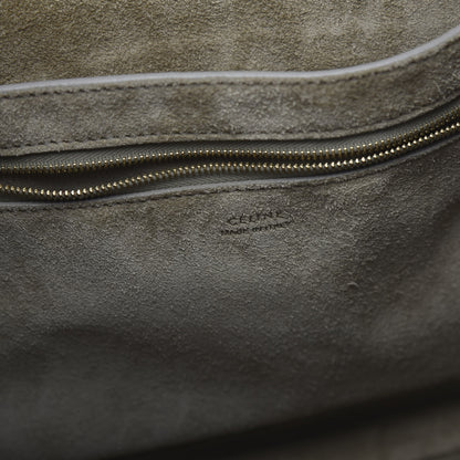 Celine Soft Grained Calfskin Sangle Bucket Bag Taupe 8 of 9
