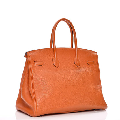 Hermes Togo Birkin 35 Orange 13 of 34