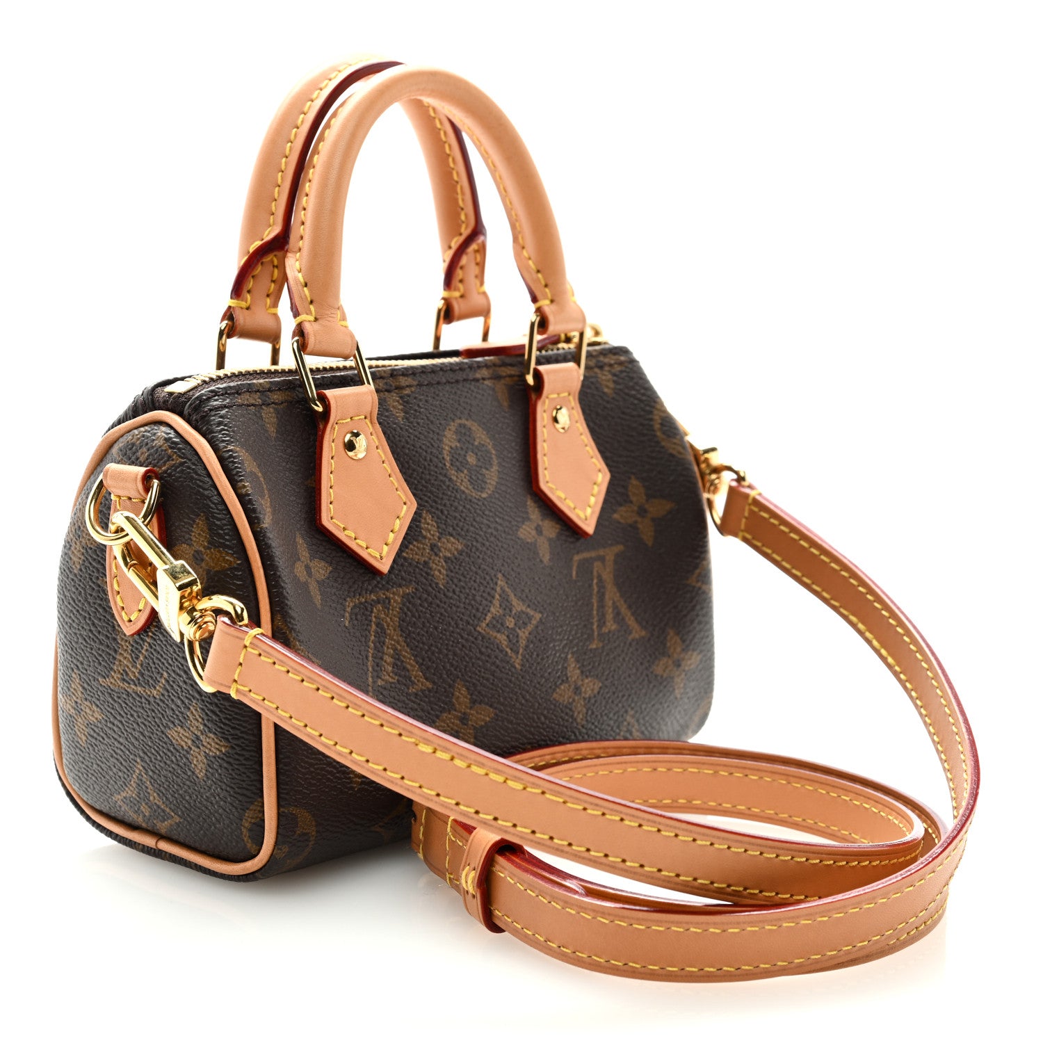 Louis Vuitton Monogram Nano Speedy Bandouliere 3 of 8