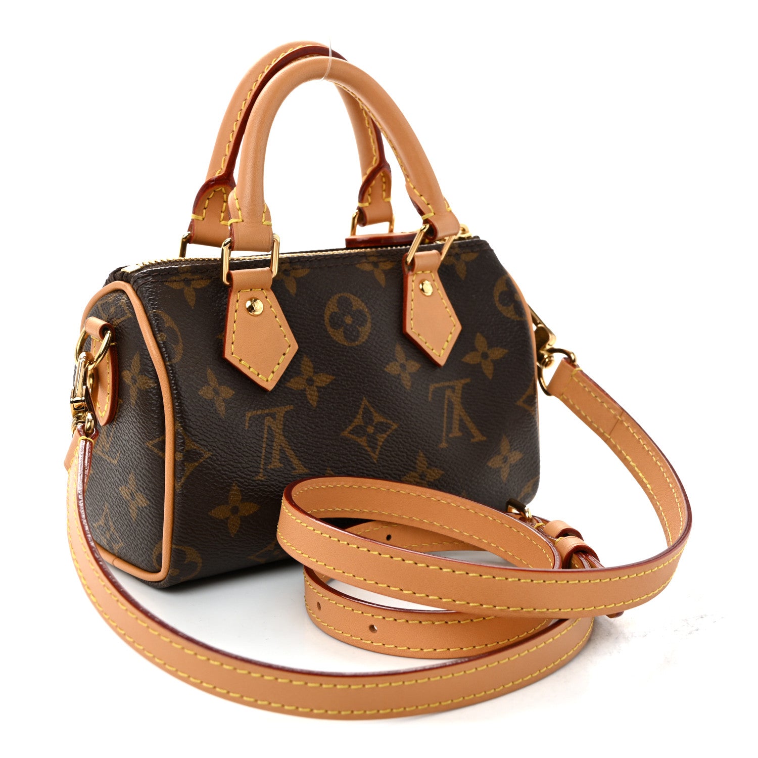 Louis Vuitton Monogram Nano Speedy Bandouliere 3 of 10