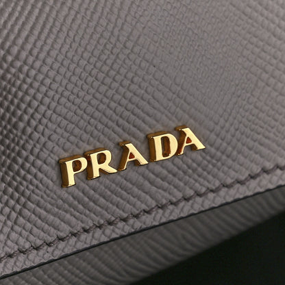 Prada Saffiano Cuir Medium Double Bag Argilla 7 of 13