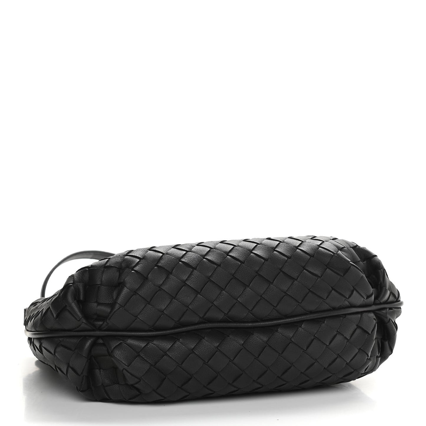 Nappa Intrecciato Crossbody Black