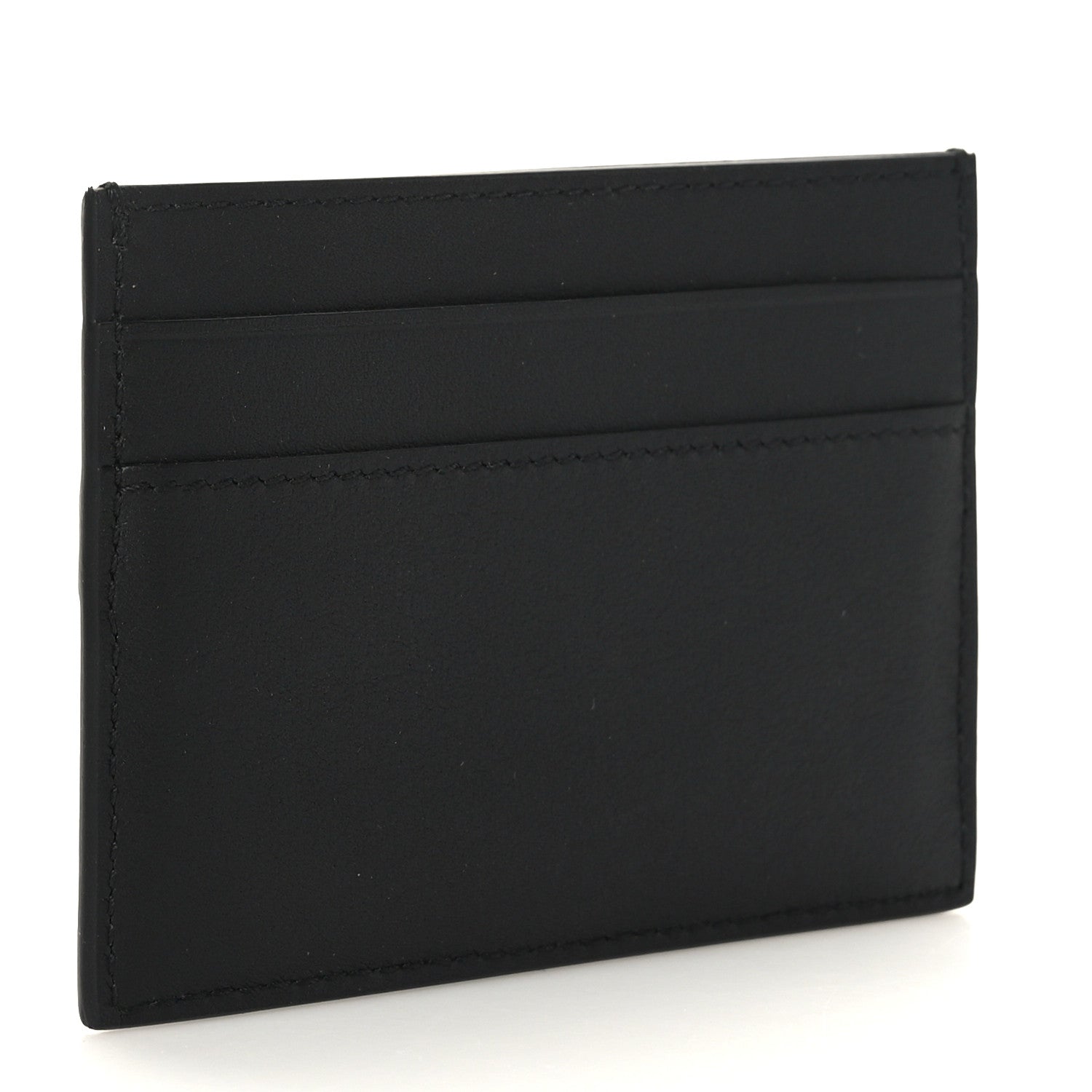 Balenciaga Smooth Calfskin Neo Classic Gold Hardware City Card Case Black 3 of 7