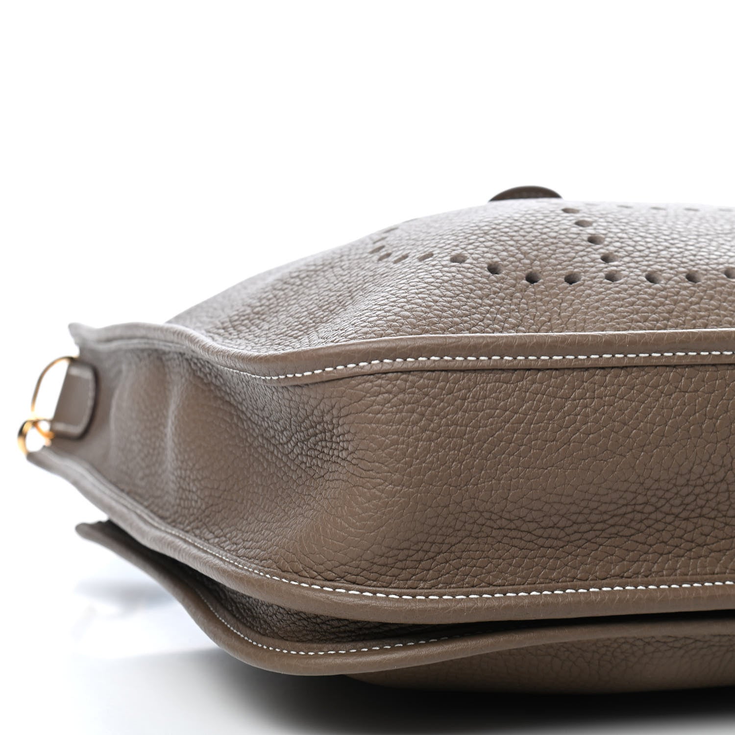 Hermes Taurillon Clemence Evelyne III PM Etoupe 15 of 17