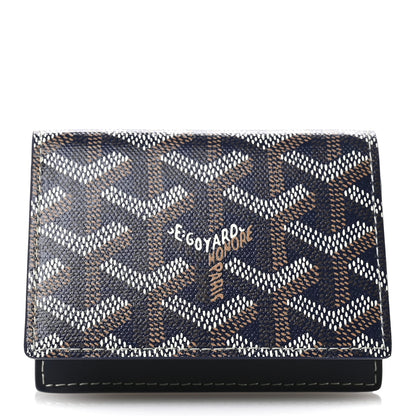 Goyard Goyardine Business Card Holder Navy 1 of 8