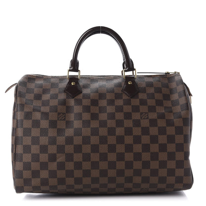 Louis Vuitton Damier Ebene Speedy 35 1 of 12