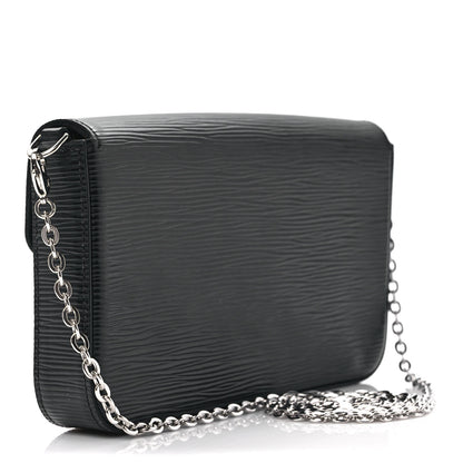 Louis Vuitton Epi Pochette Felicie Black 4 of 9