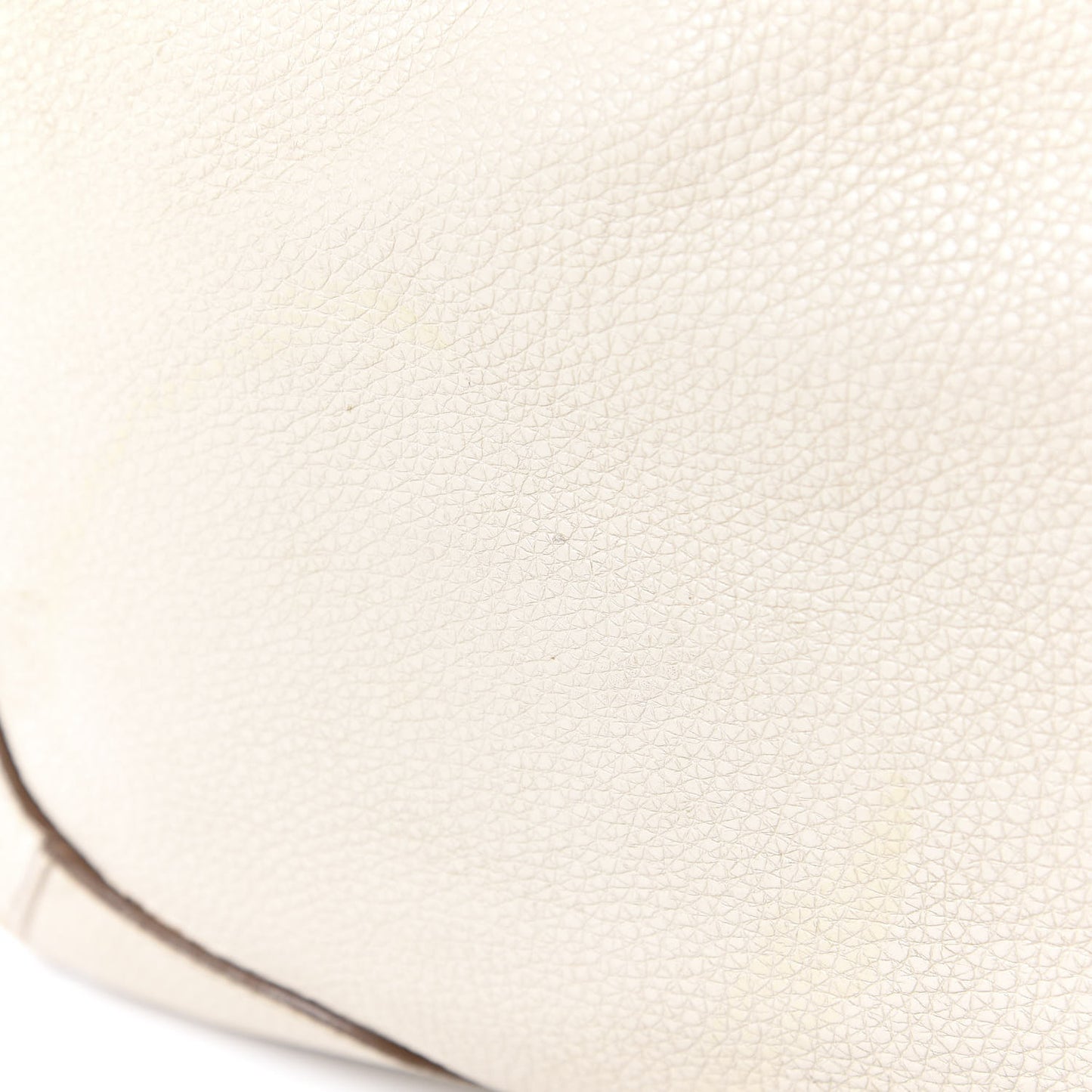 Vitello Daino Shoulder Bag Talco