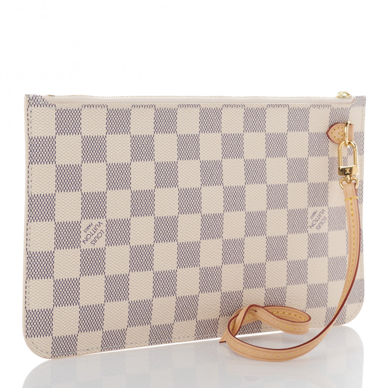 Louis Vuitton Damier Azur Neverfull PM Pochette 3 of 11