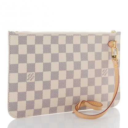 Louis Vuitton Damier Azur Neverfull PM Pochette 3 of 11