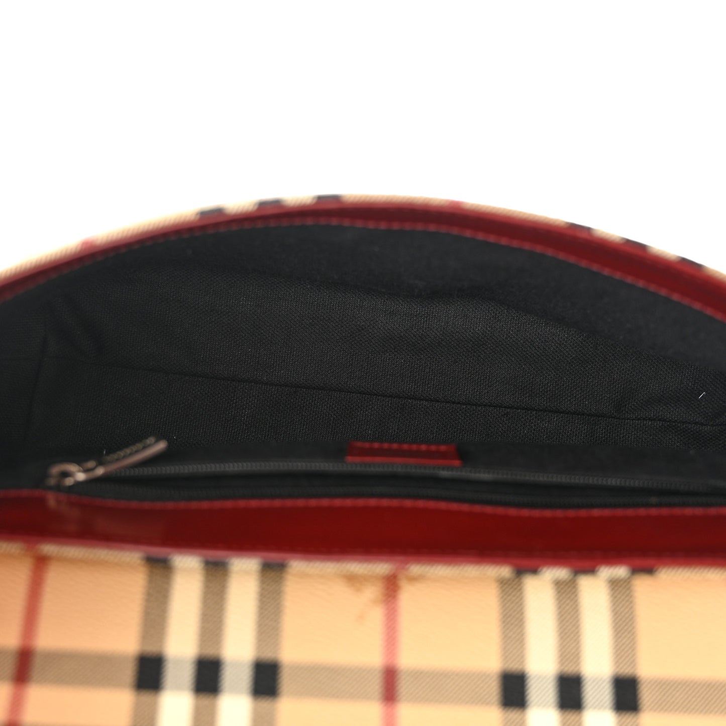 Haymarket Check Shoulder Bag Military Red